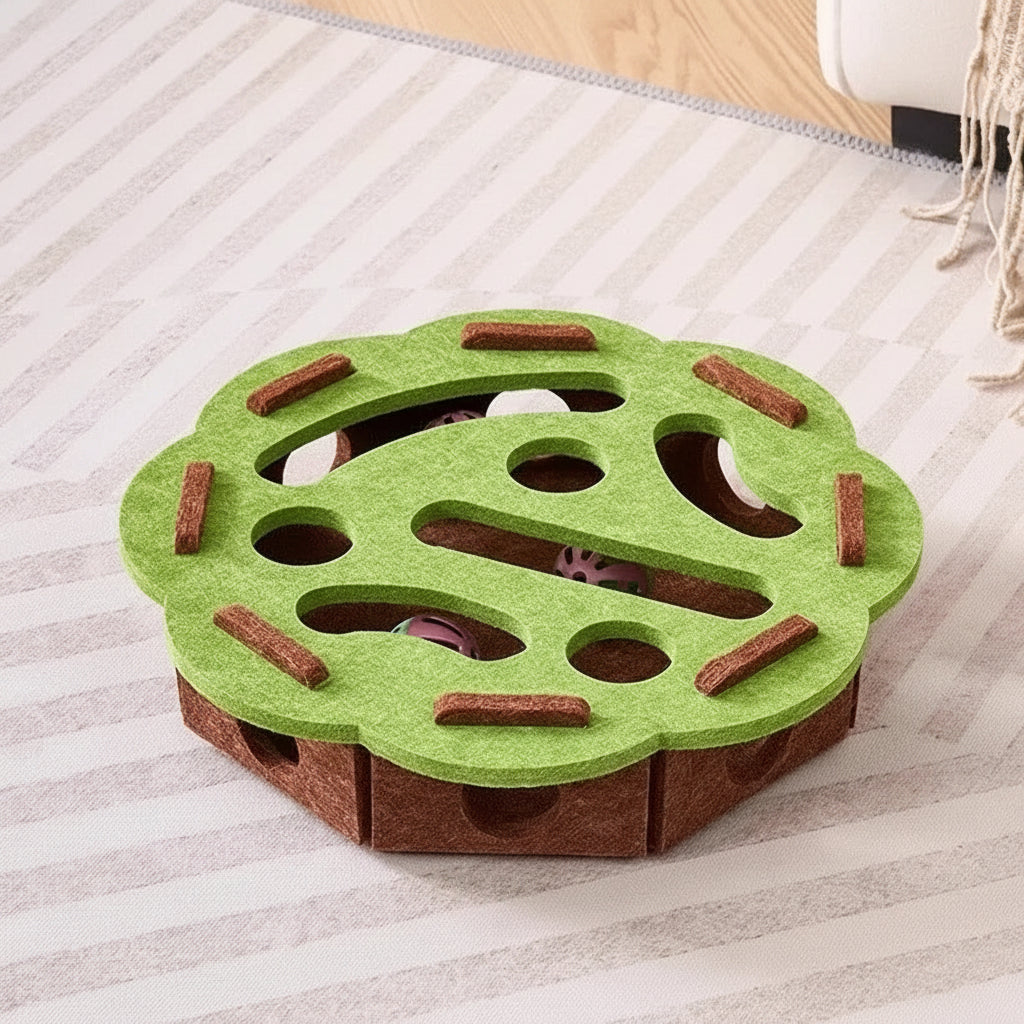 Cat Toy & Scratcher Combo