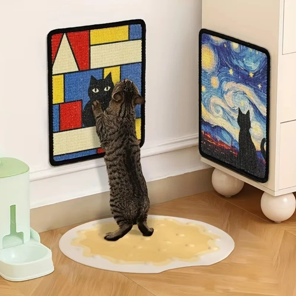 Wall-Mounted Cat Scratching Mat