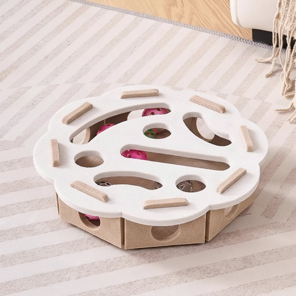 Cat Toy & Scratcher Combo