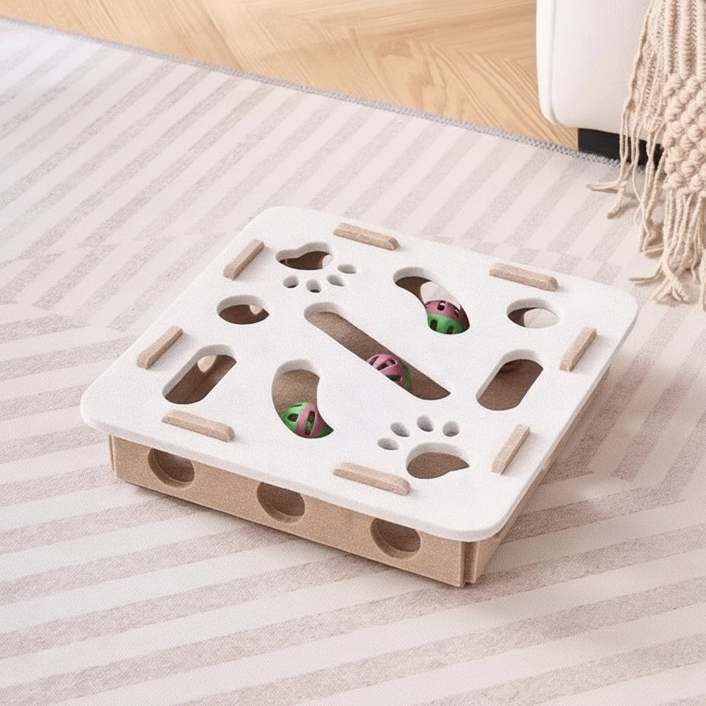Cat Toy & Scratcher Combo
