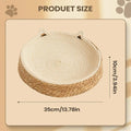 Rattan Cat Sofa Bed with Scratch Board