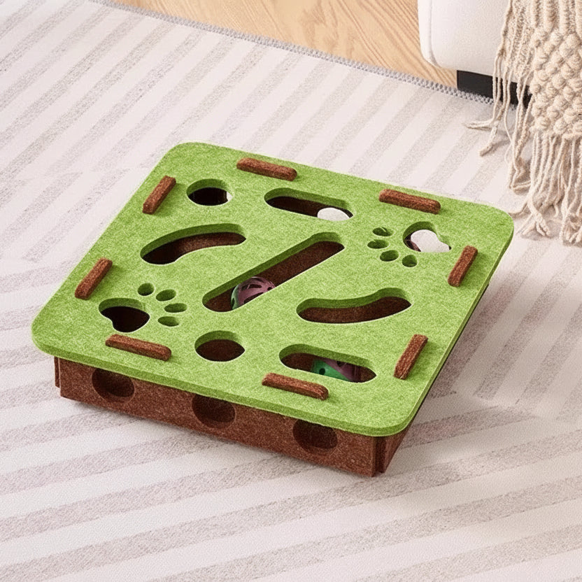 Cat Toy & Scratcher Combo
