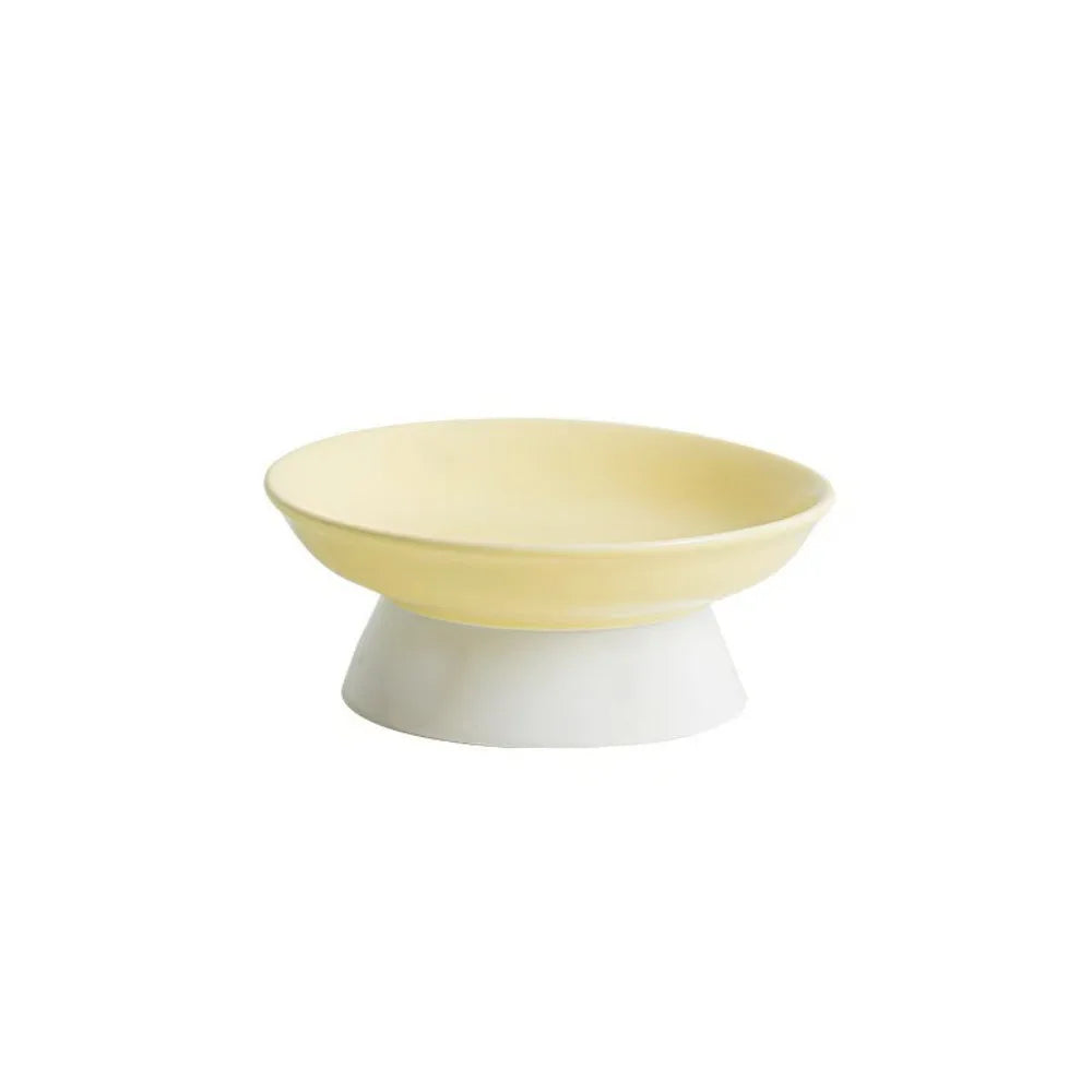 Ceramic Anti-Tip Cat Feeding Bowl