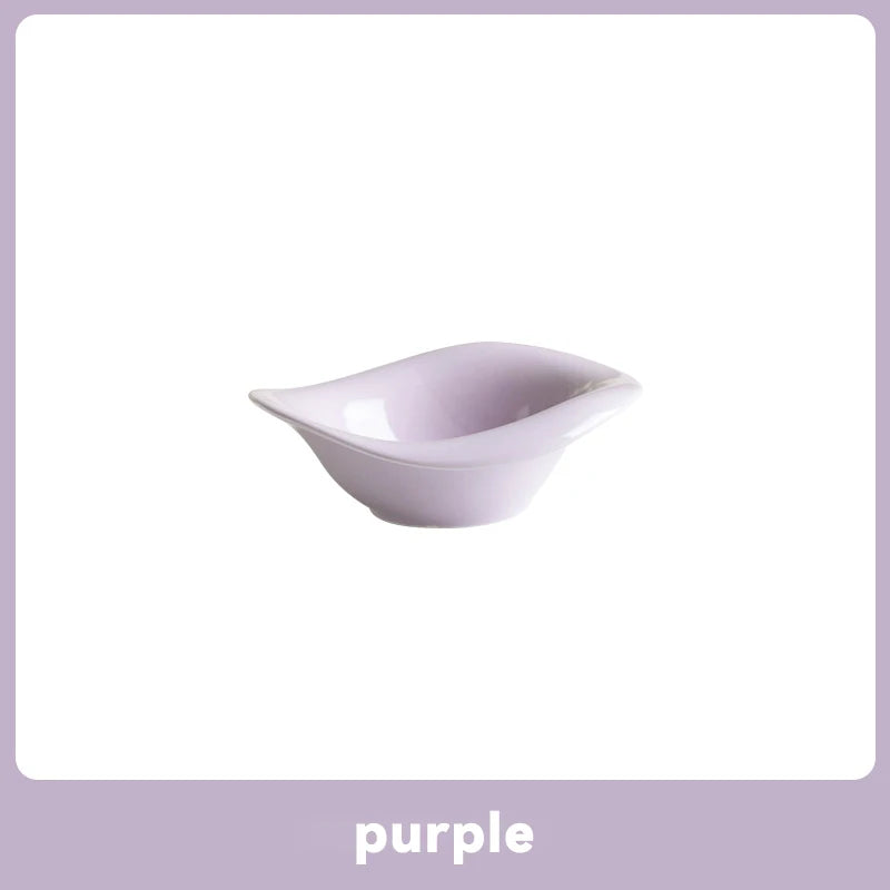Raised Tilted Cat Bowl with Wooden Stand