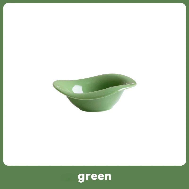 Raised Tilted Cat Bowl with Wooden Stand