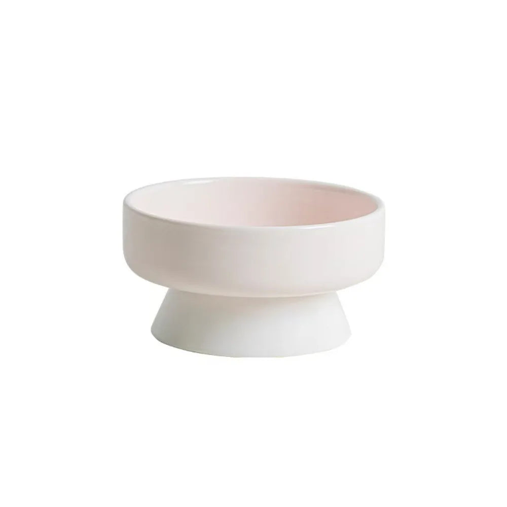 Ceramic Anti-Tip Cat Feeding Bowl
