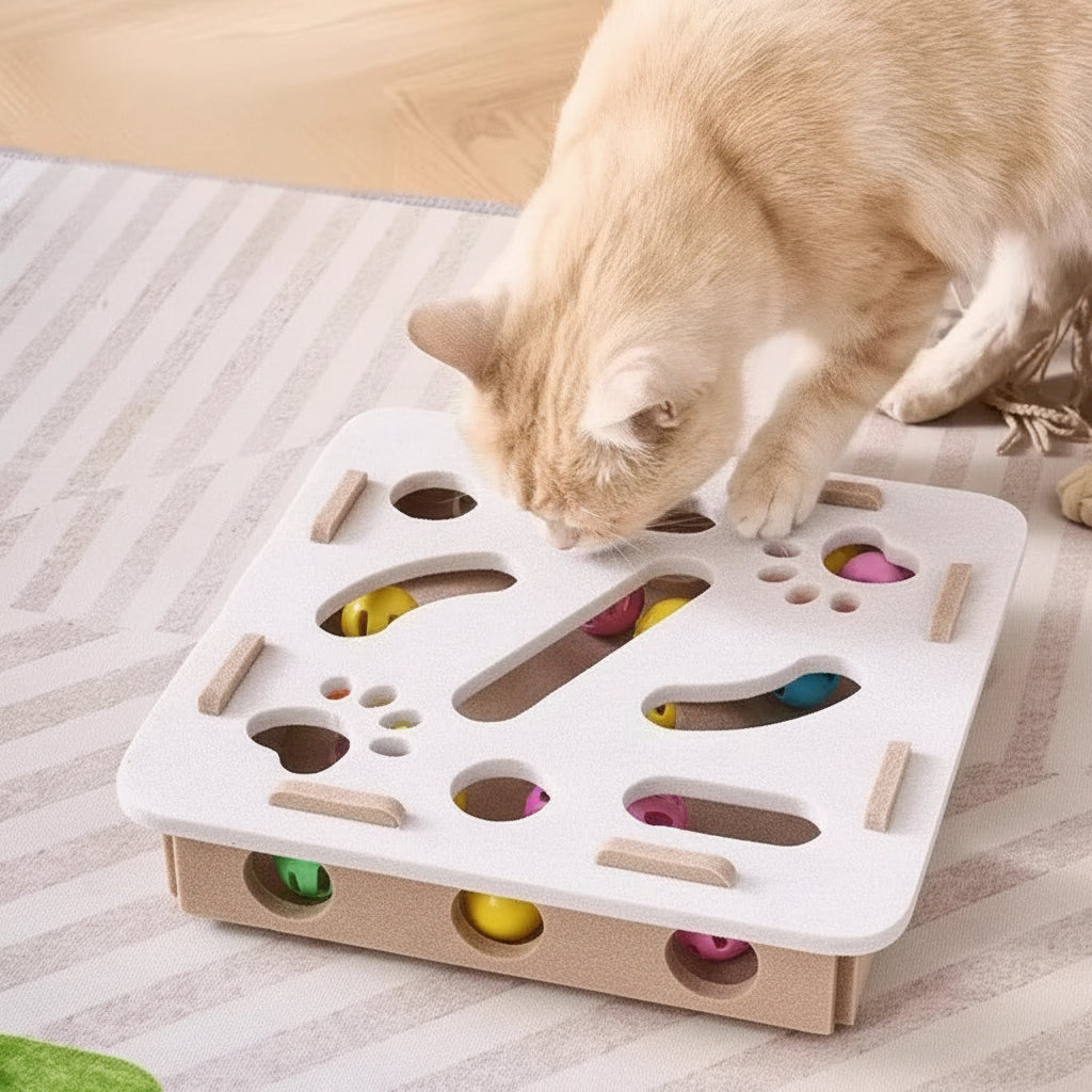 Cat Toy & Scratcher Combo
