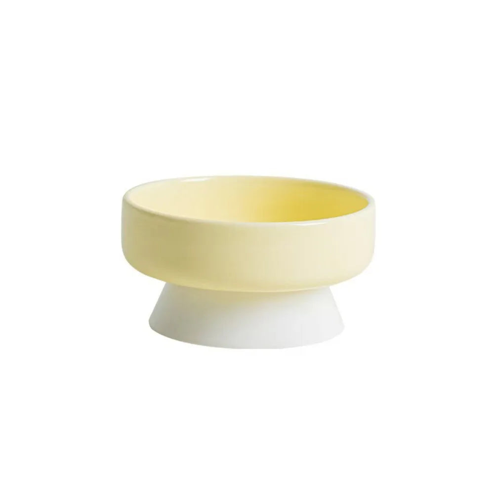 Ceramic Anti-Tip Cat Feeding Bowl